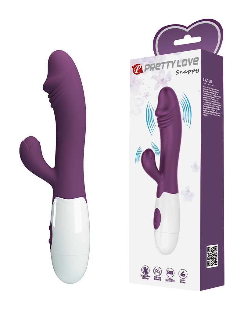 Pretty Love - Snappy - G-Punkt Rabbit Vibrator - Tiefes Lila