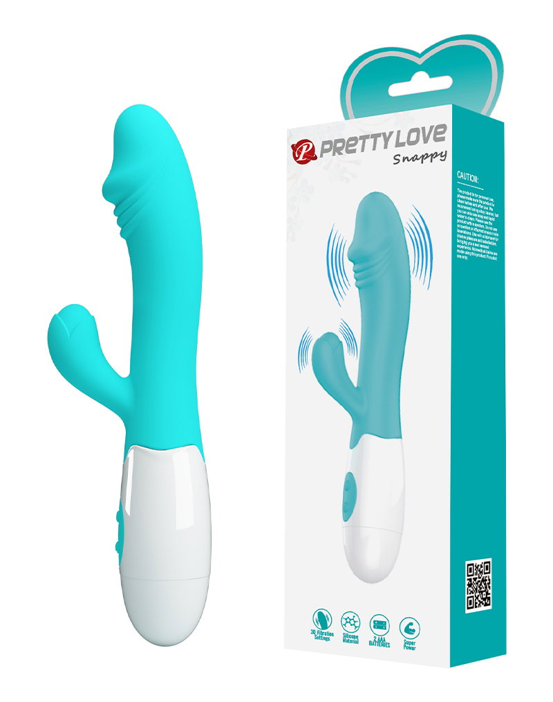 2: Pretty Love - Snappy - G-Punkt Rabbit Vibrator - Grün