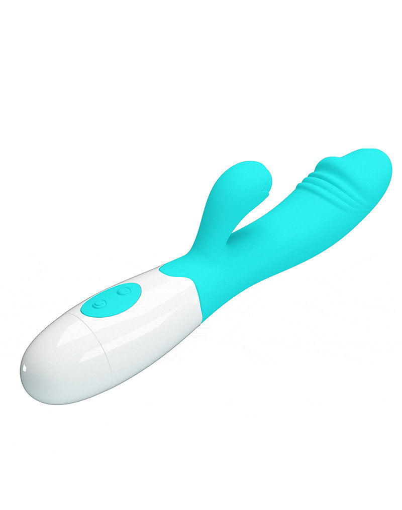 6: Pretty Love - Snappy - G-Punkt Rabbit Vibrator - Grün