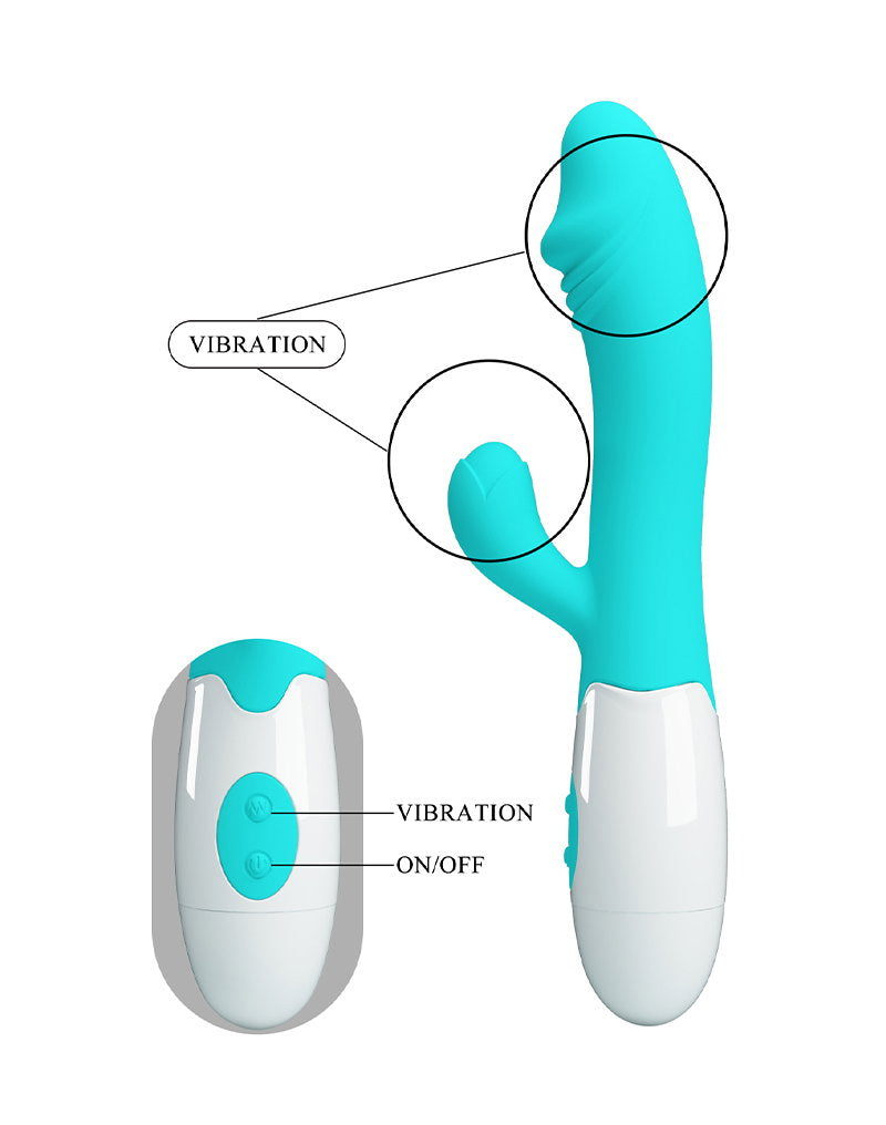 7: Pretty Love - Snappy - G-Punkt Rabbit Vibrator - Grün