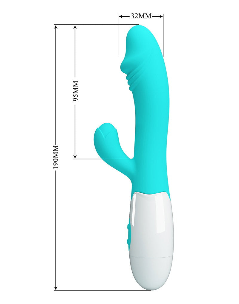 9: Pretty Love - Snappy - G-Punkt Rabbit Vibrator - Grün