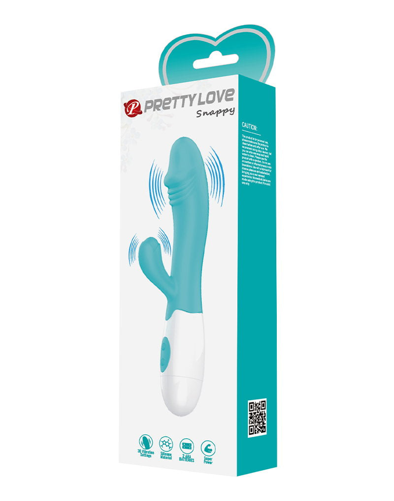10: Pretty Love - Snappy - G-Punkt Rabbit Vibrator - Grün