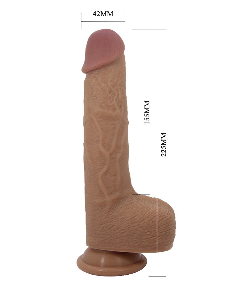 Pretty Love - Tommy -  Thrusting Lebensechte Skin Vibrator - Hellbraun