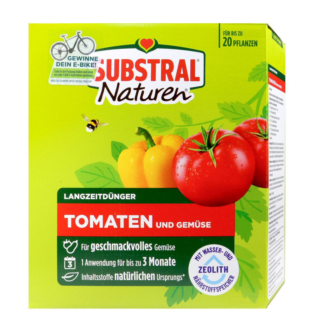 Substral Naturen Langzeitdünger Tomaten + Gemüse, 1,2 kg