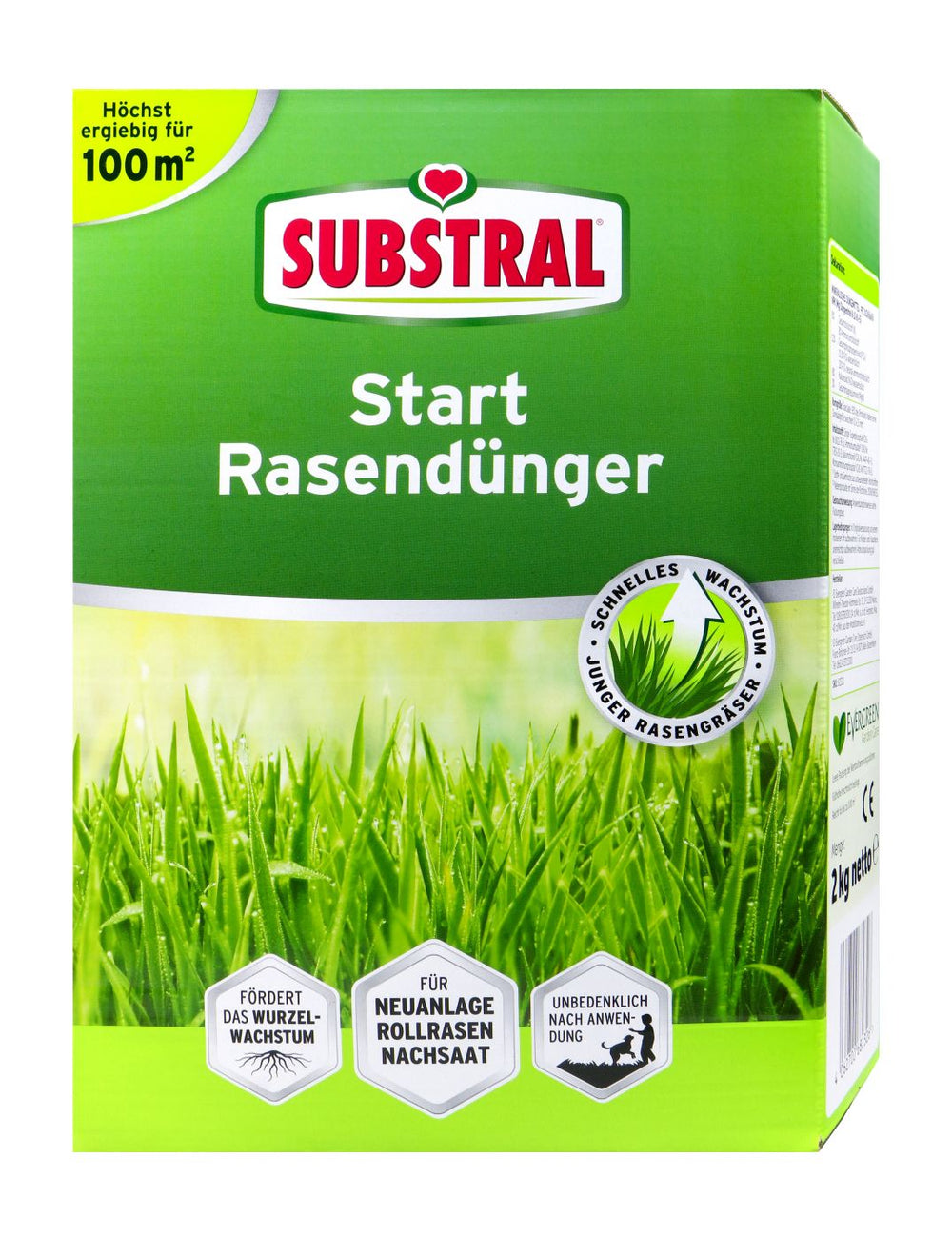 Substral Start Rasendünger 100 qm, 2 kg