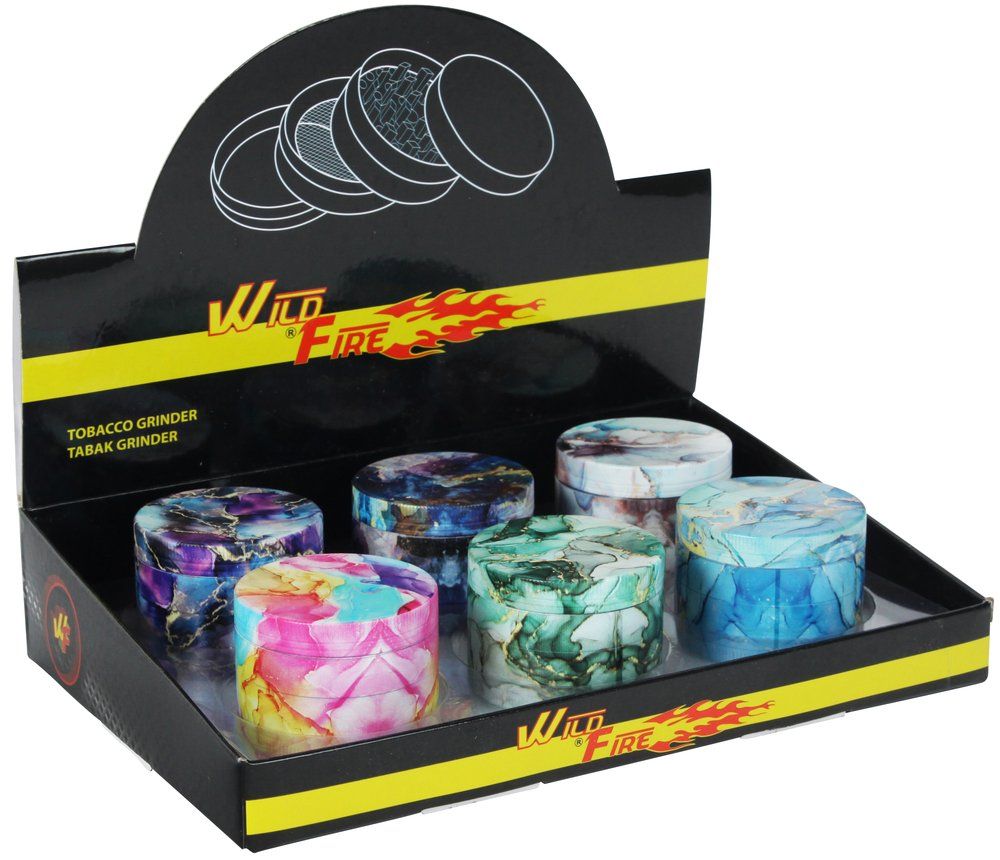 6x Grinder Marble, assortiert