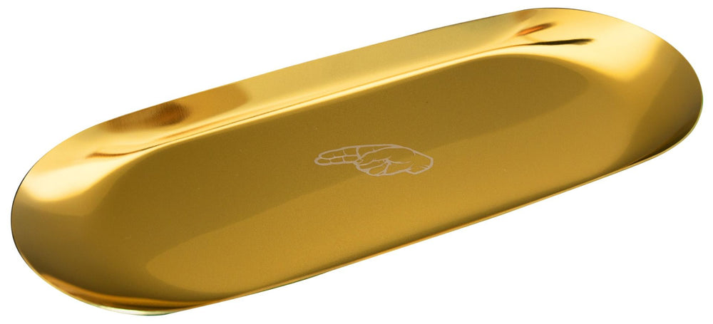 Hybrid Supreme Edelstahl Tray, gold