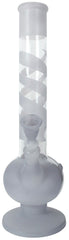 Kugel Glasbong curved, clear 38cm