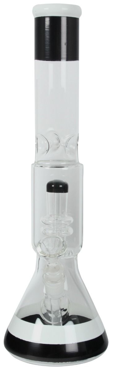 Glasbong Premium black'n'white, clear 40cm
