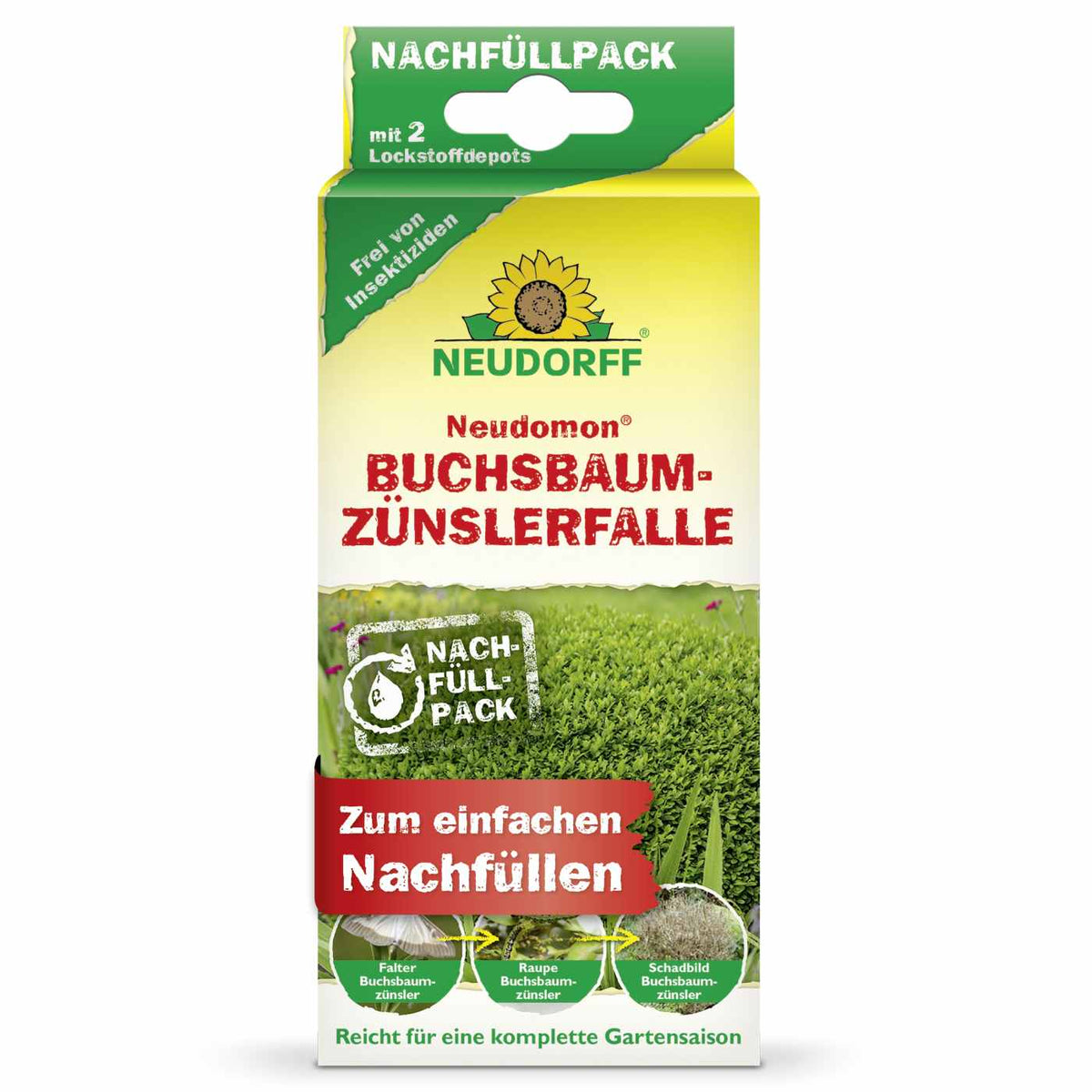 Neudomon Buchsbaumzünsler Falle Nachfüllpack, 2 er