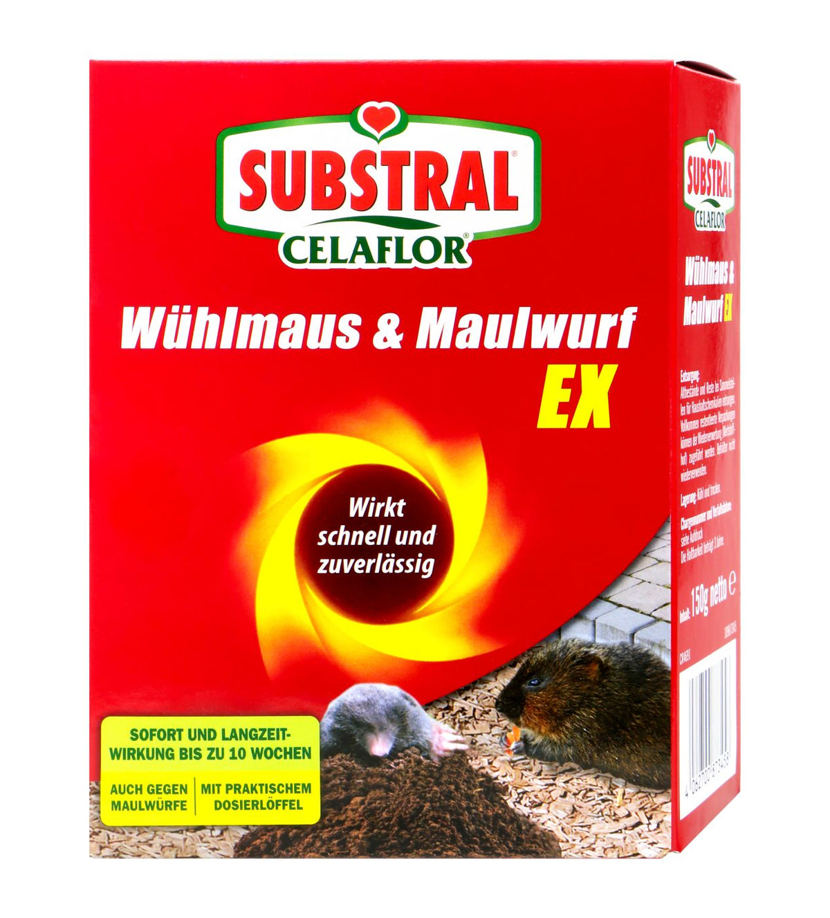 Substral Celaflor Wühlmaus & Maulwurf Ex, 150 g