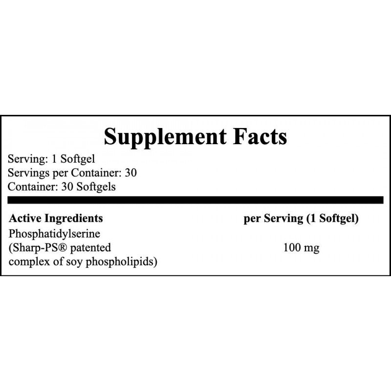 Phosphatidylserine 100mg - 30softgels