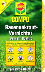 Compo Rasenunkrautvernichter Banvel Quattro, 400 ml