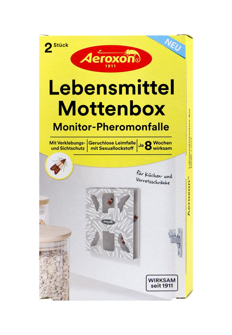 Aeroxon Lebensmittelmotten Box, 2 er