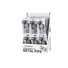 Purpfeife Set Sllber, Metall - 24 Stk