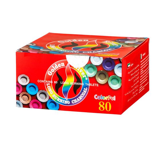 Kohle Golden River Bunt, assortiert, 33 mm (8x10) 