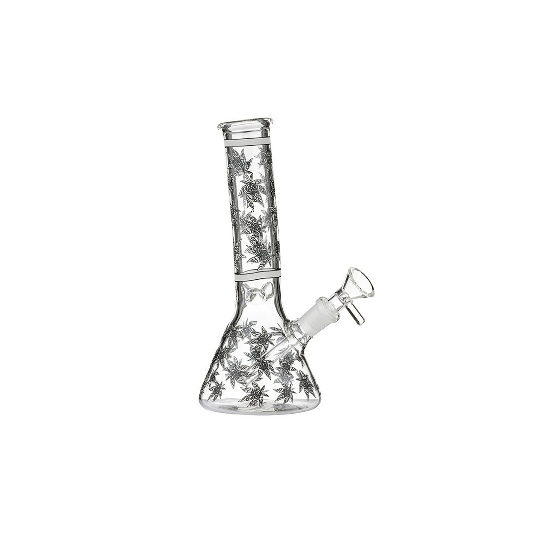 Bong Glas  Grey Art Leaf, 19.5cm