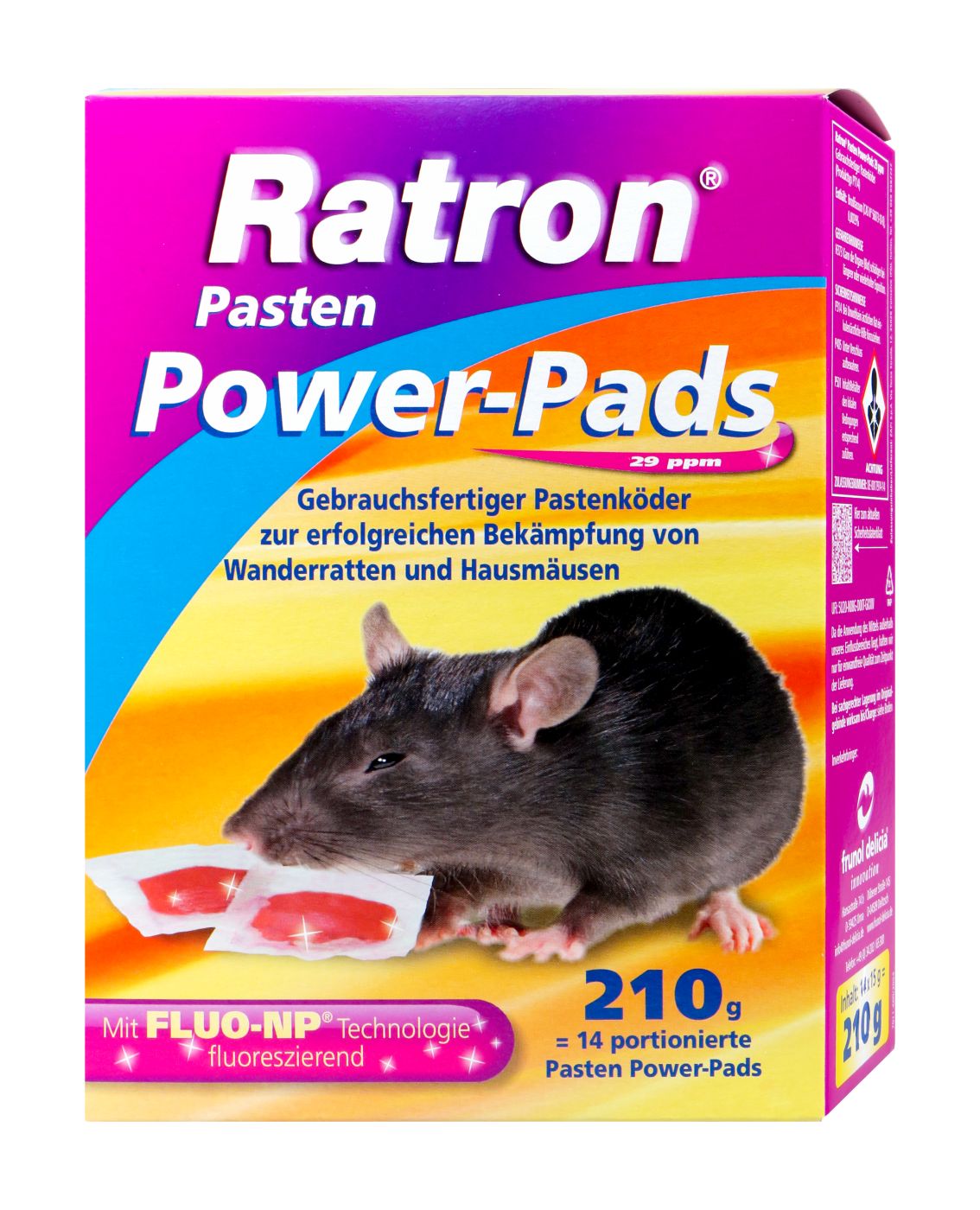 Ratron Power Pads 29 ppm, 210 g