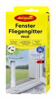 Aeroxon Fenster Fliegengitter weiß 130cm x 150cm, 1 er