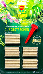 Compo Düngestäbchen Guano Grünpflanzen & Palmen, 30 er