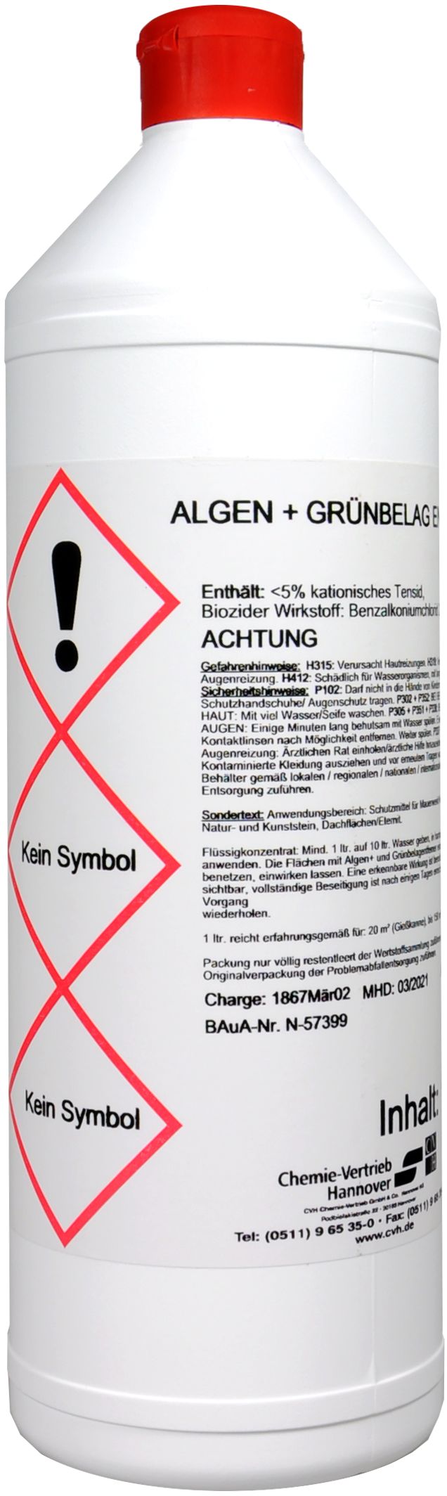 Algen und Grünbelagentferner, 1 l
