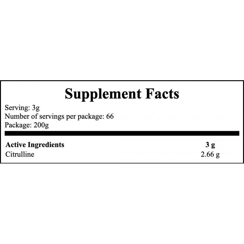Citrulline - 200g - Lemon Orange