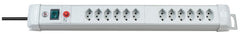 Premium-Line Steckdosenleiste 12-fach lichtgrau 3m H05VV-F 3G1,5 *CH* - Produktbild