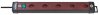 Premium-Line Technik Steckdosenleiste 5-fach schwarz/bordeaux 3m H05VV-F 3G1,5 *CH*