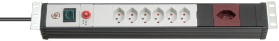 Premium-Line 19" Steckdosenleiste 7-fach für Schaltschränke, 3m H05VV-F 3G1,5  *CH* - Produktbild