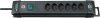 Premium-Line Steckdosenleiste 6-fach schwarz 5m H05VV-F 3G1,0 *CH*