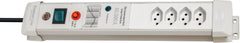 Premium-Line 60.000A Überspannungsschutz-Steckdosenleiste 4-fach lichtgrau 1,8m H05VV-F 3G1,5 *CH* - Produktbild