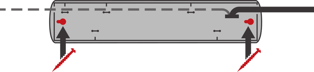 Primera-Line Steckdosenleiste 10-fach schwarz 2m H05VV-F 3G1,0 5-fach schaltbare Steckdosen *CH* - Grafik