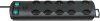Primera-Line Steckdosenleiste 10-fach schwarz 2m H05VV-F 3G1,0 5-fach schaltbare Steckdosen *CH*
