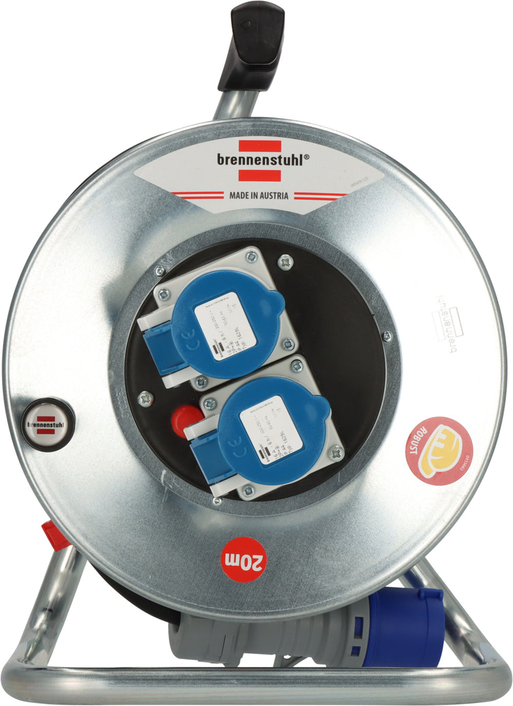 Garant CEE/3 Campingkabeltrommel SK 240 IP44, 2x CEE 230V/16A, 20m H07RN-F 3G2,5 - Produktansicht