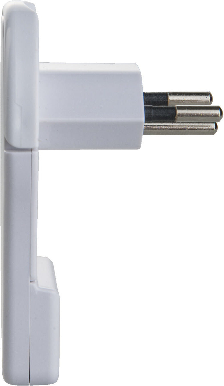 Flachstecker 10A  montierbar CH - Produktansicht