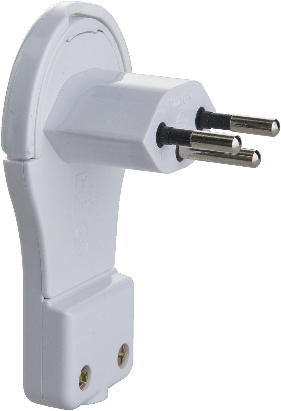 Flachstecker 10A  montierbar CH - Produktbild