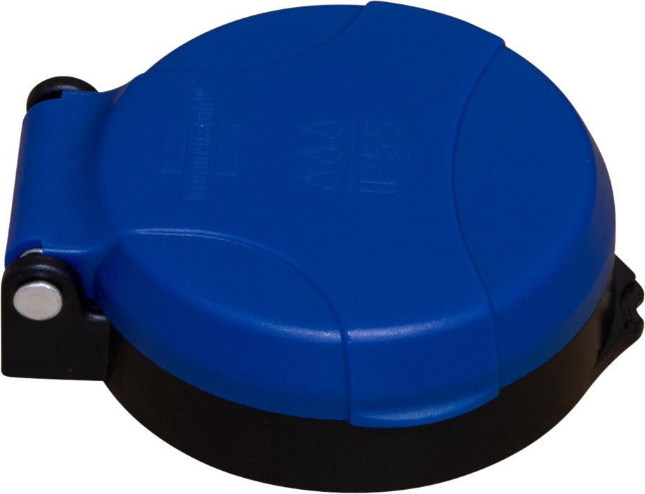 Klappdeckel Schwarz/Blau T13 IP55 für Steckdoseneinsatz 1081272010 - Produktbild