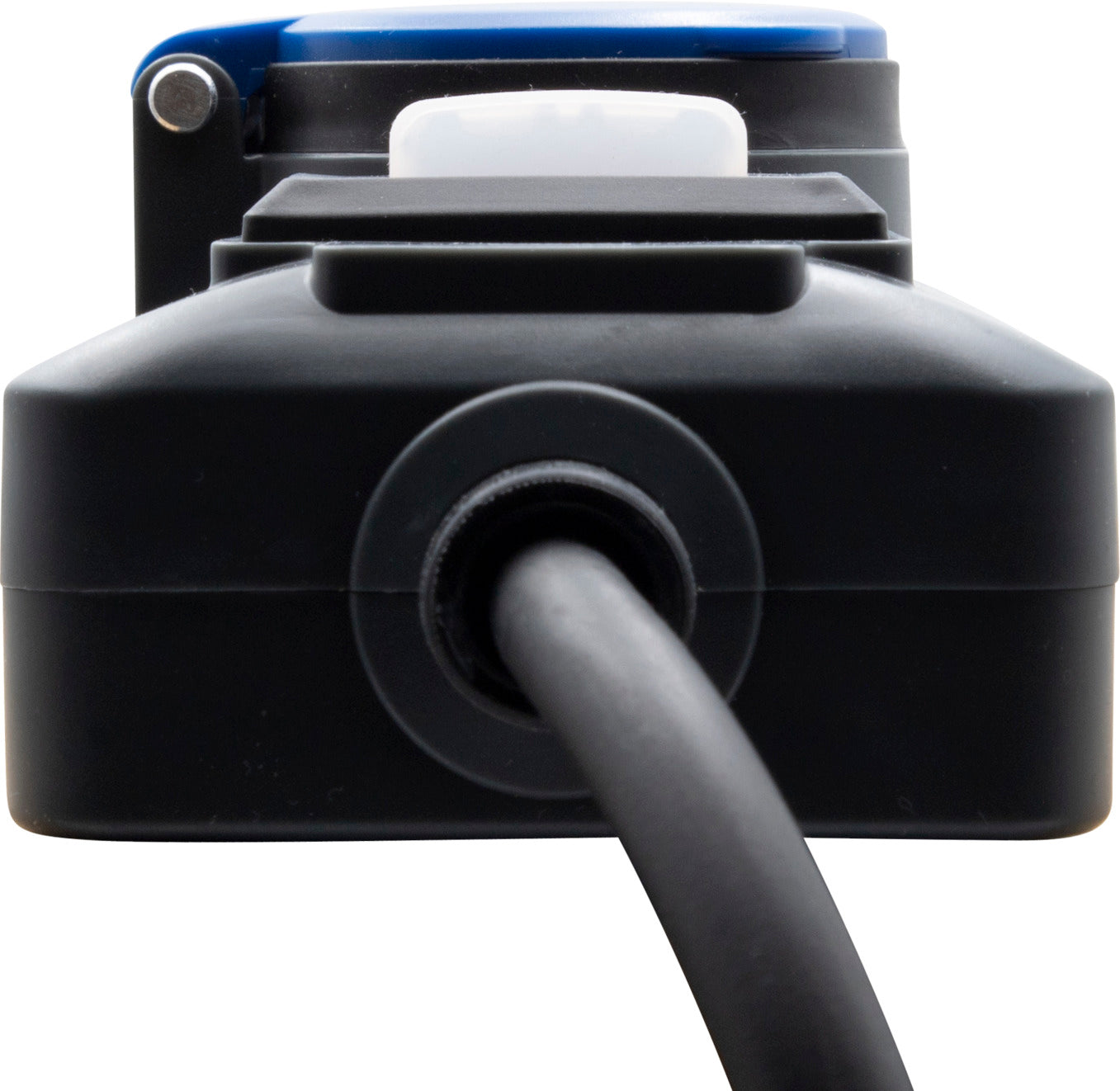 Super-Solid Steckdosenverteiler 5x T13 Steckdosen, T13 Stecker, 5m H07RN-F 3G1,5 anthrazit/blau, IP55 - Produktansicht