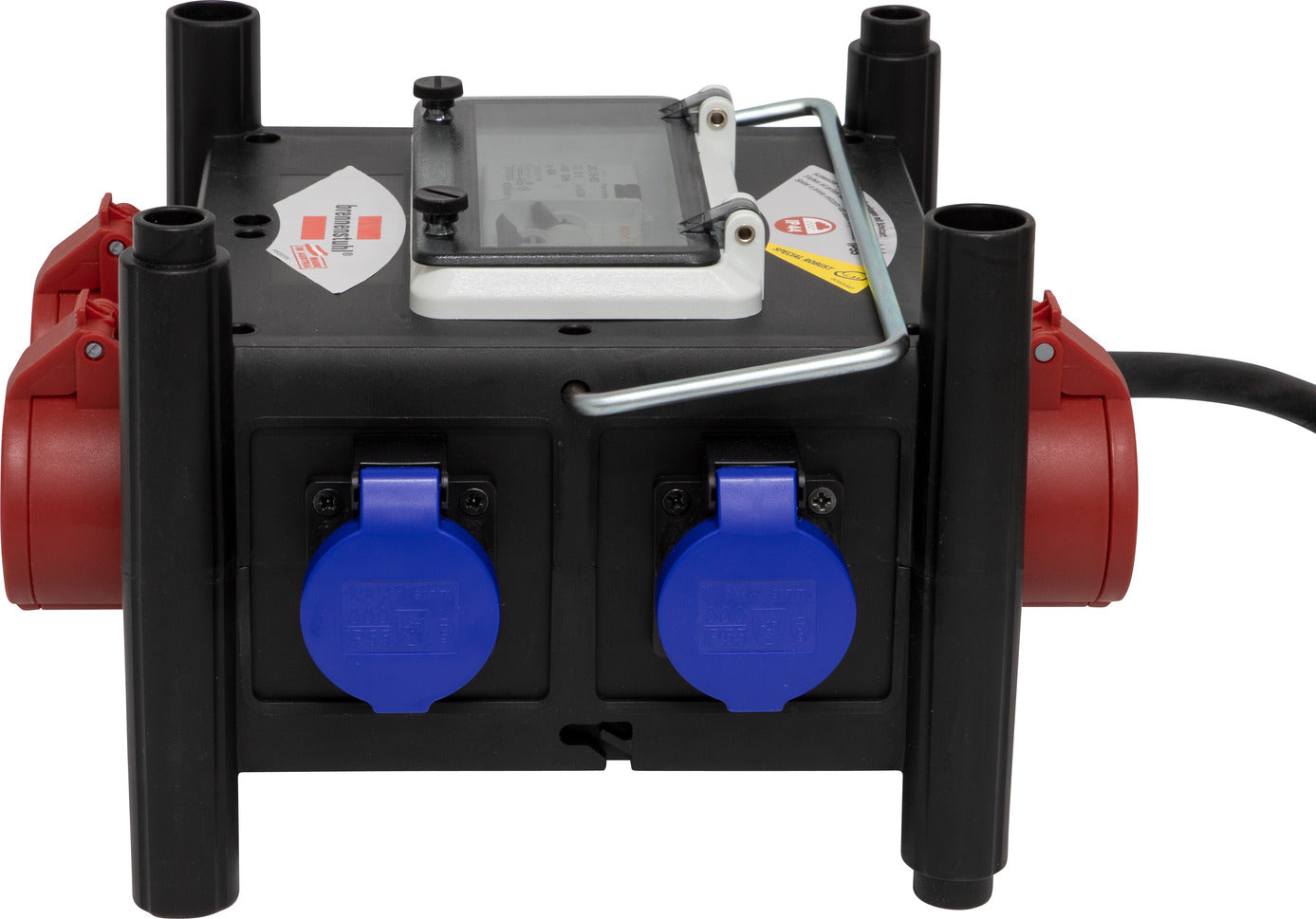 Kompakter Stromverteiler BSV 3 - FI/16, 3x CEE 400V/16A, 2x Typ T25 (IP55),  2x Typ T23 (IP55) *CH* - Produktansicht