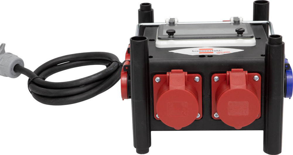 Kompakter Stromverteiler BSV 3 - FI/16, 3x CEE 400V/16A, 2x Typ T25 (IP55),  2x Typ T23 (IP55) *CH* - Produktansicht