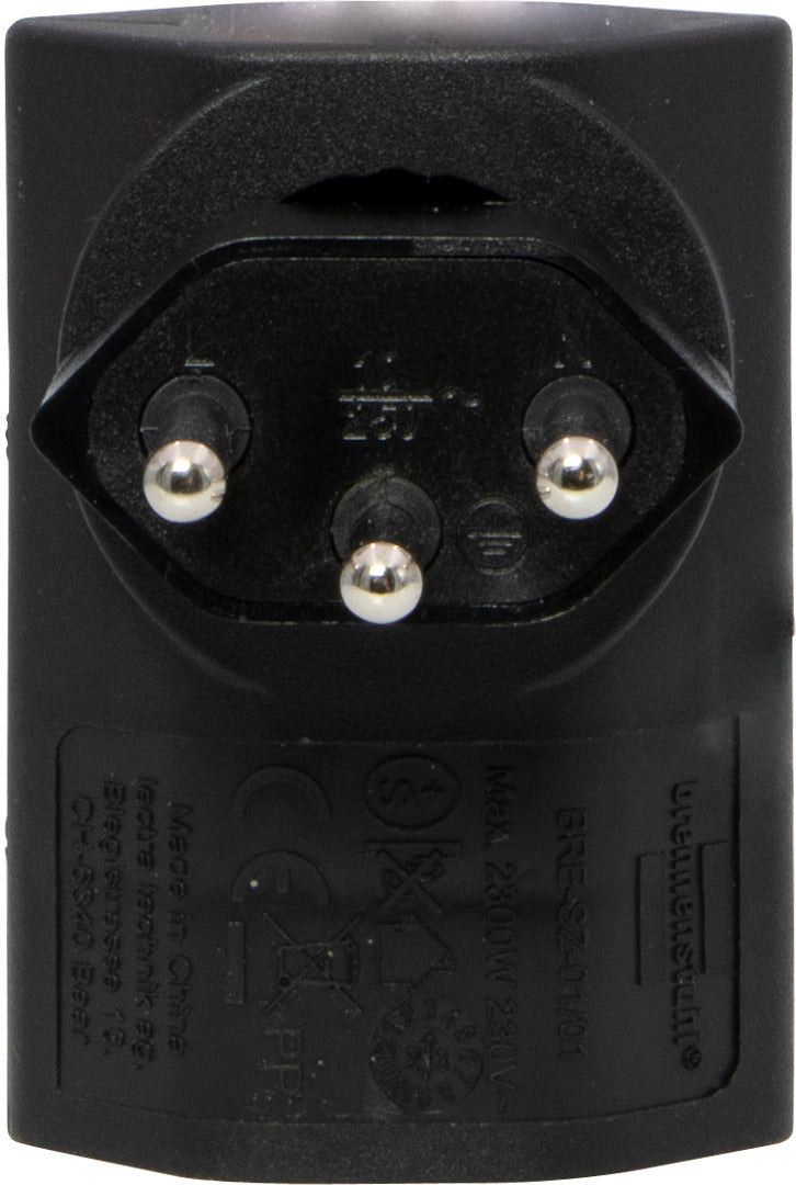 cleverLINE Winkeladapter schwarz, drehbar bis 300° *CH*  - Produktansicht