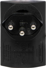 cleverLINE Winkeladapter schwarz, drehbar bis 300° *CH*  - Produktansicht