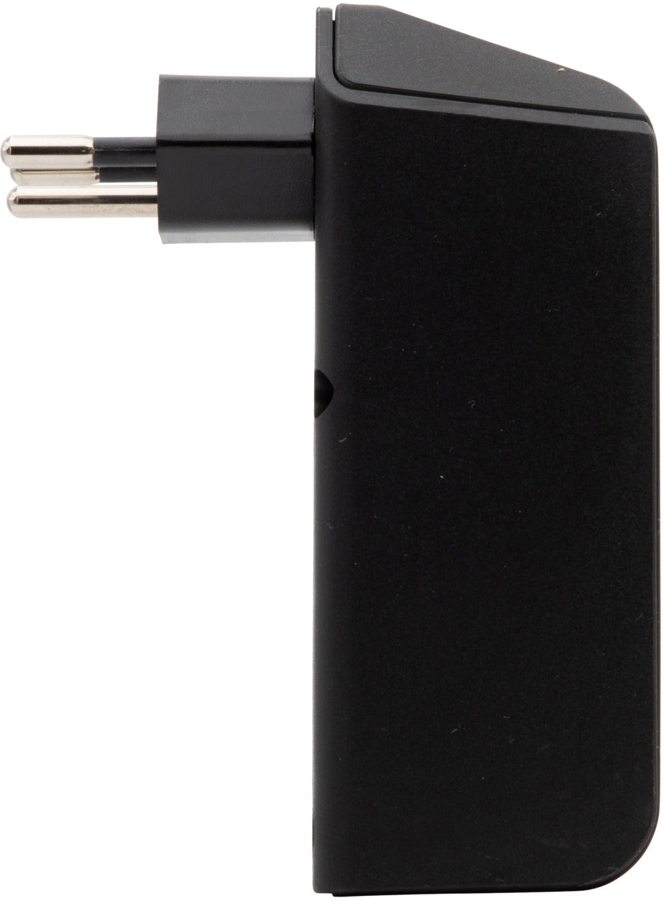 cleverLINE Abzweigstecker 3-fach schwarz, drehbar bis 300° mit Aufhänger *CH*  - Produktansicht