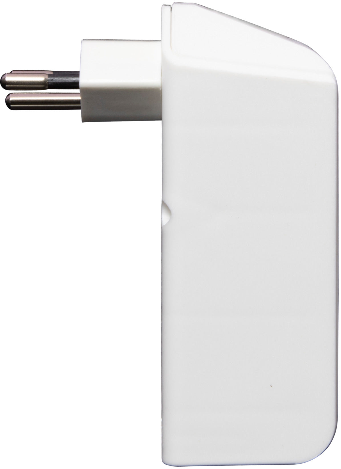 cleverLINE Abzweigstecker 3-fach weiss, drehbar bis 300° mit Aufhänger *CH*  - Produktansicht