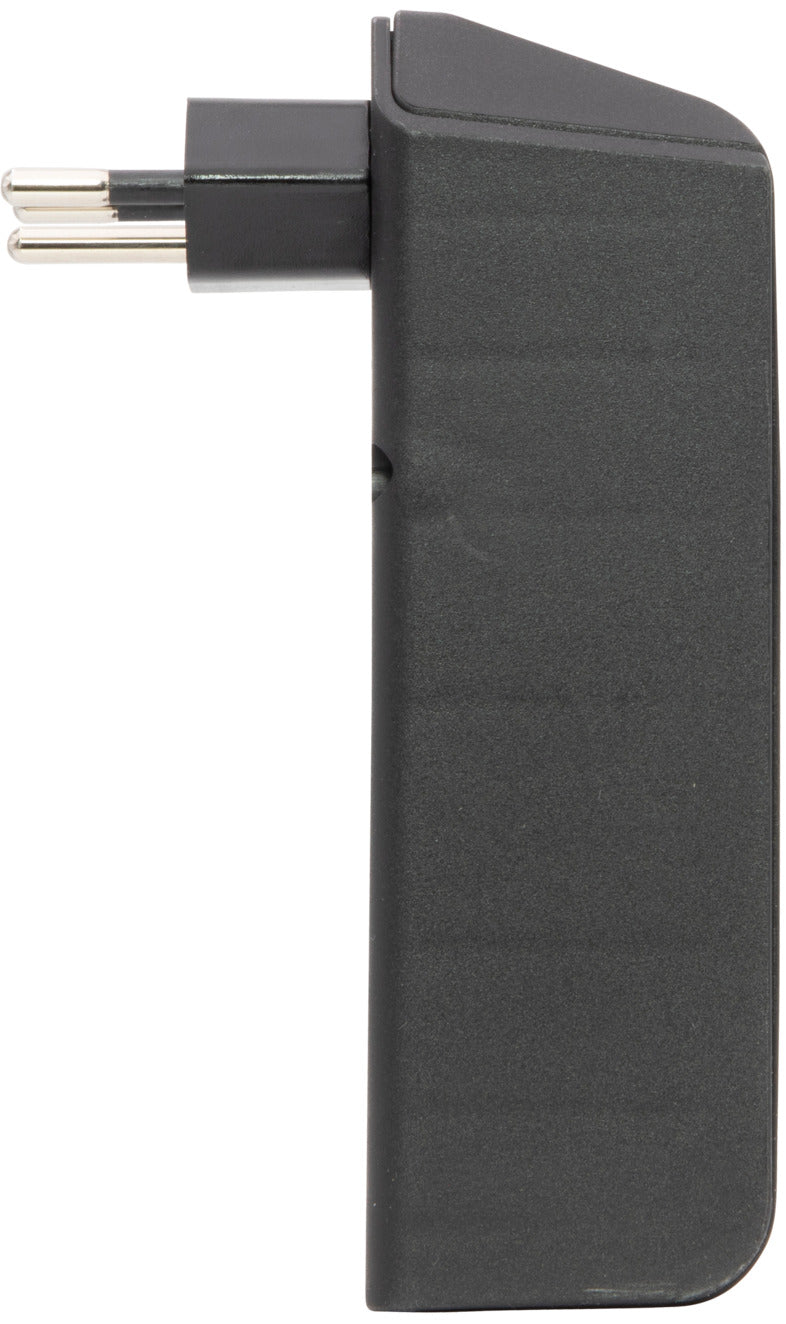 cleverLINE Abzweigstecker 3-fach schwarz mit Schalter, drehbar bis 300° mit Aufhänger *CH* - Produktansicht