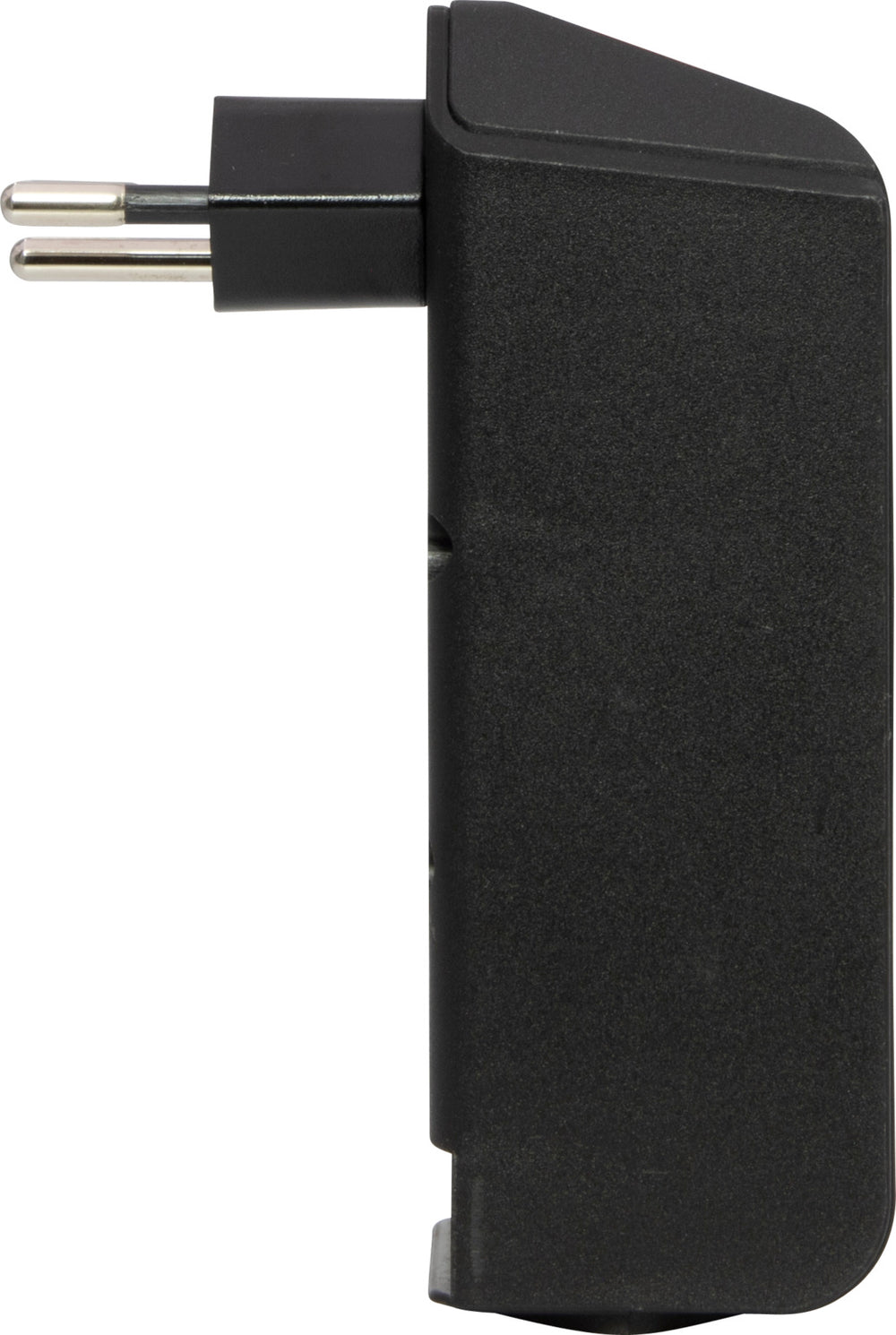 cleverLINE Abzweigstecker 2+1 fach schwarz, drehbar bis 300° mit Aufhänger *CH* 
 - Produktansicht