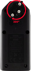 cleverLINE Abzweigstecker 3-fach schwarz, drehbar bis 300° ohne Aufhänger *CH*  - Produktansicht