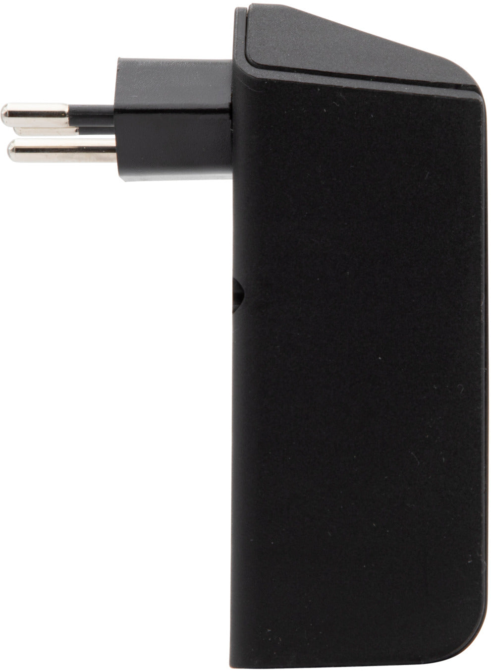 cleverLINE Abzweigstecker 2-fach schwarz mit Schalter, drehbar bis 300° ohne Aufhänger *CH* - Produktansicht