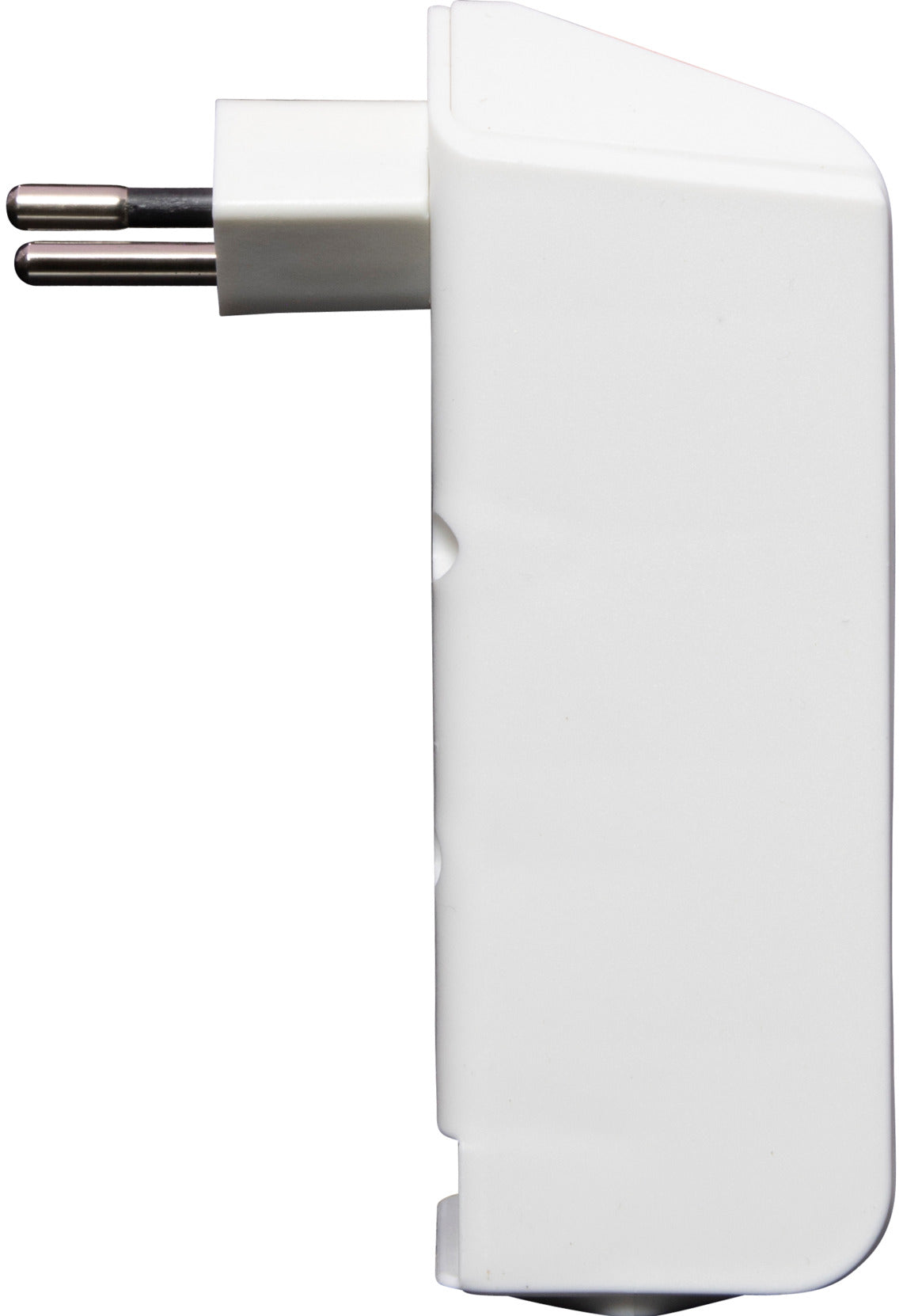 cleverLINE Abzweigstecker 2+1 fach weiss, drehbar bis 300° ohne Aufhänger *CH* 
 - Produktansicht