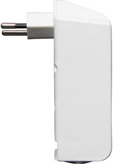 cleverLINE Abzweigstecker 2+1 fach weiss, drehbar bis 300° ohne Aufhänger *CH* 
 - Produktansicht
